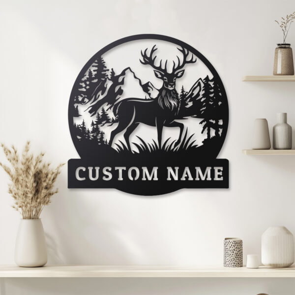 Custom Hunting and Deer Metal Sign - Image 2